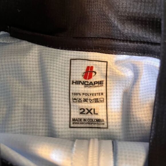 Hincapie Death Valley Blue Athletic Bike Shirt Men 2XL Bin N-19 - Picture 3 of 4